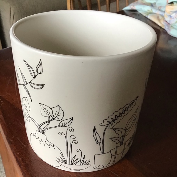 FINAL SALE All I Need is Love and Clean Water Plant Pot Holder - Picture 2 of 4